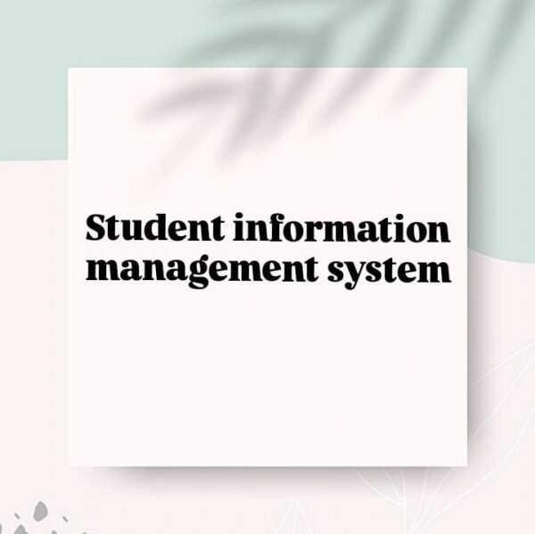 Student Information Management System