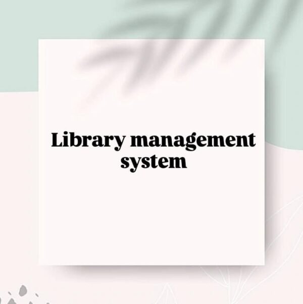 Library Management System