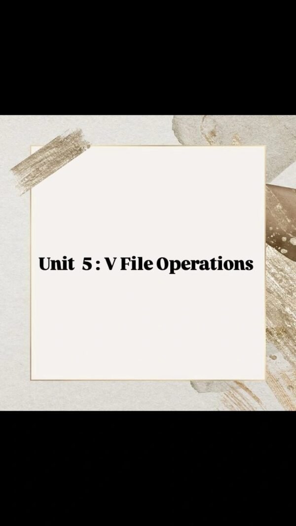 Easy Notes Of Object oriented programming unit-5 @Computer Diploma
