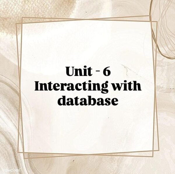 Easy Notes Of Java programming unit-6 @Computer Diploma