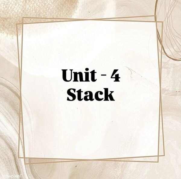 Easy Notes Of Data structure using C unit-4 @Computer Diploma