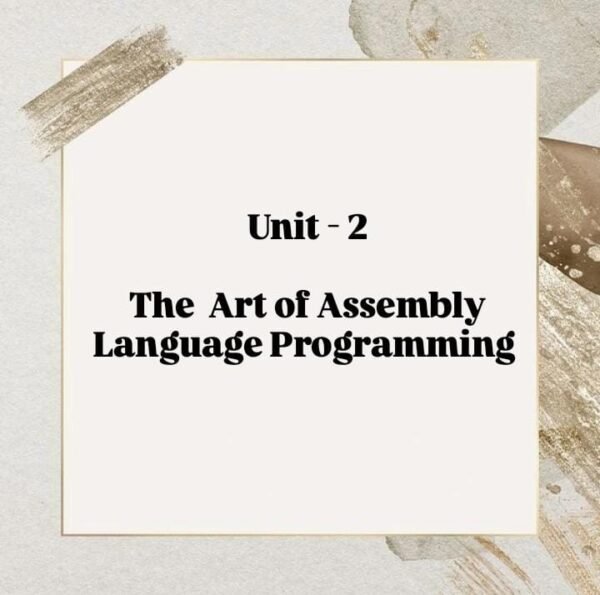 Easy Notes Of Microprocessor unit-2 @Computer Diploma