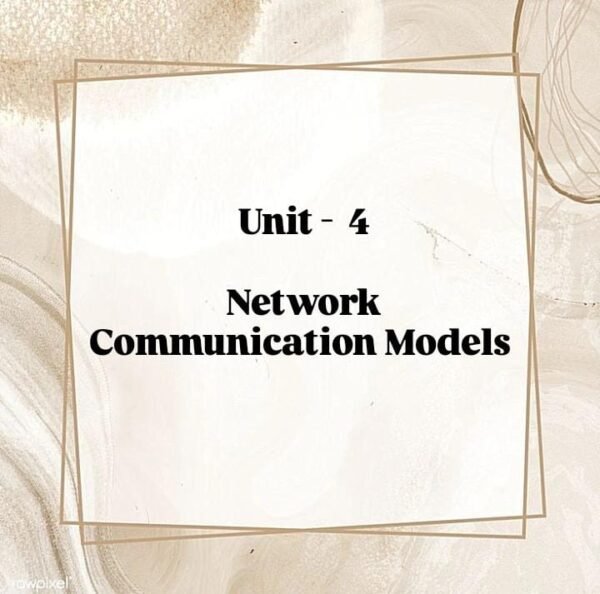 Easy Notes Of  Data Communication and Computer Network unit-4 @Computer Diploma
