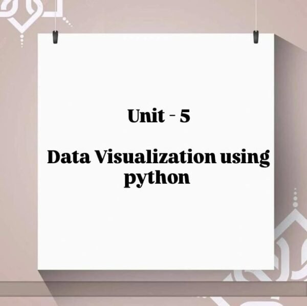 Easy Notes of Data Analytics unit- 5 @Computer Diploma
